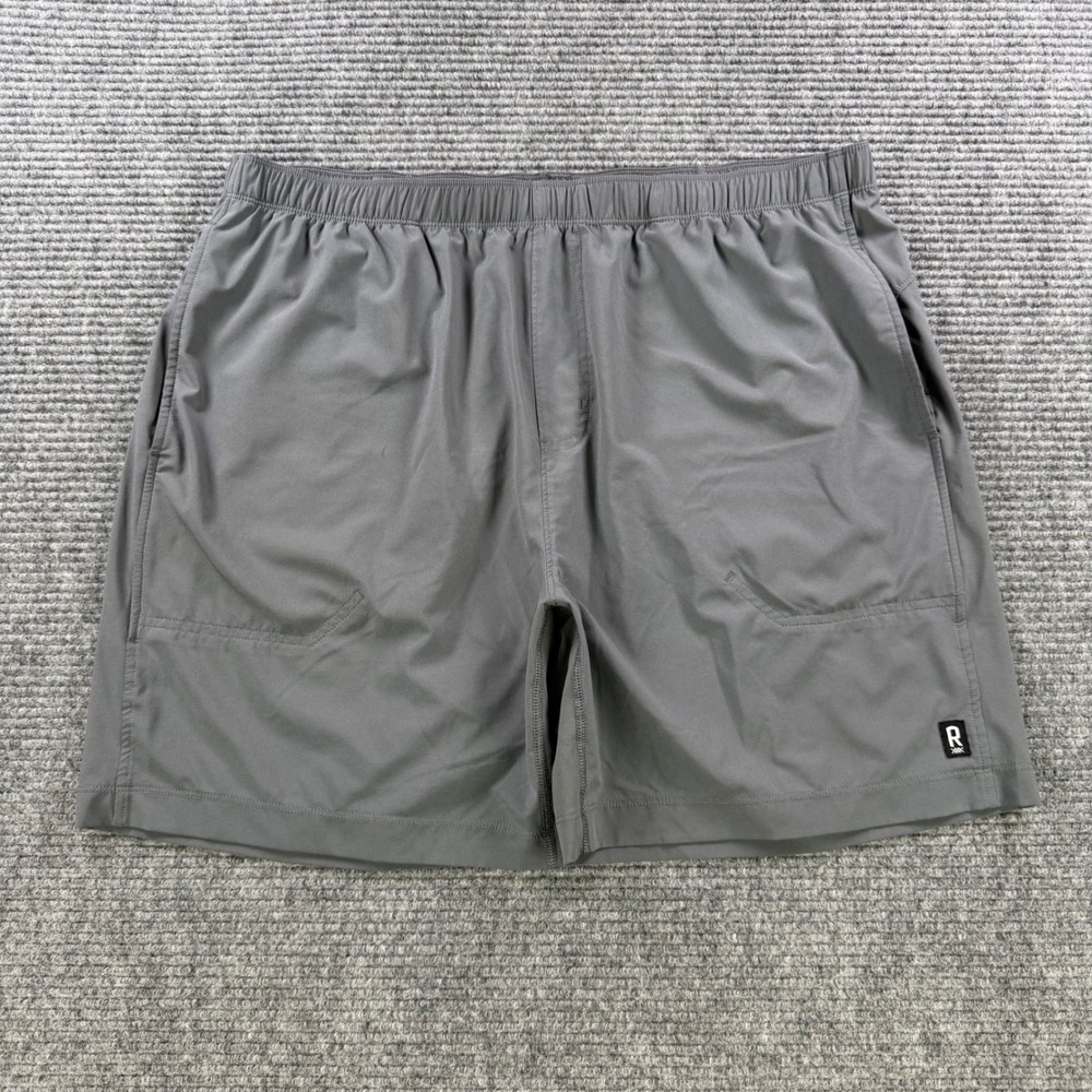 Rhone Essentials Athletic Training Shorts Mens XL Gray 7" Inseam Workout Gym
